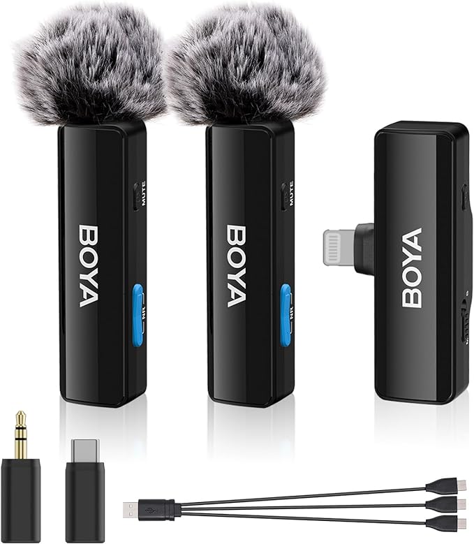 BOYA BOYALINK A2 Wireless Lavalier Microphone