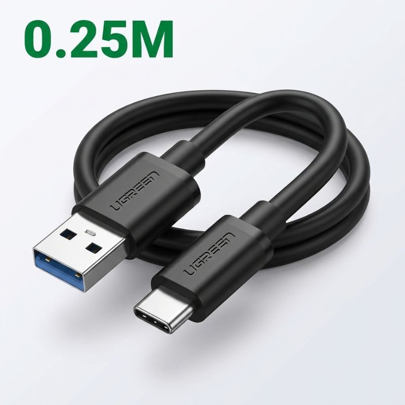 Ugreen 20880  USB 3.0 to USB-C 0.25M Cable US184