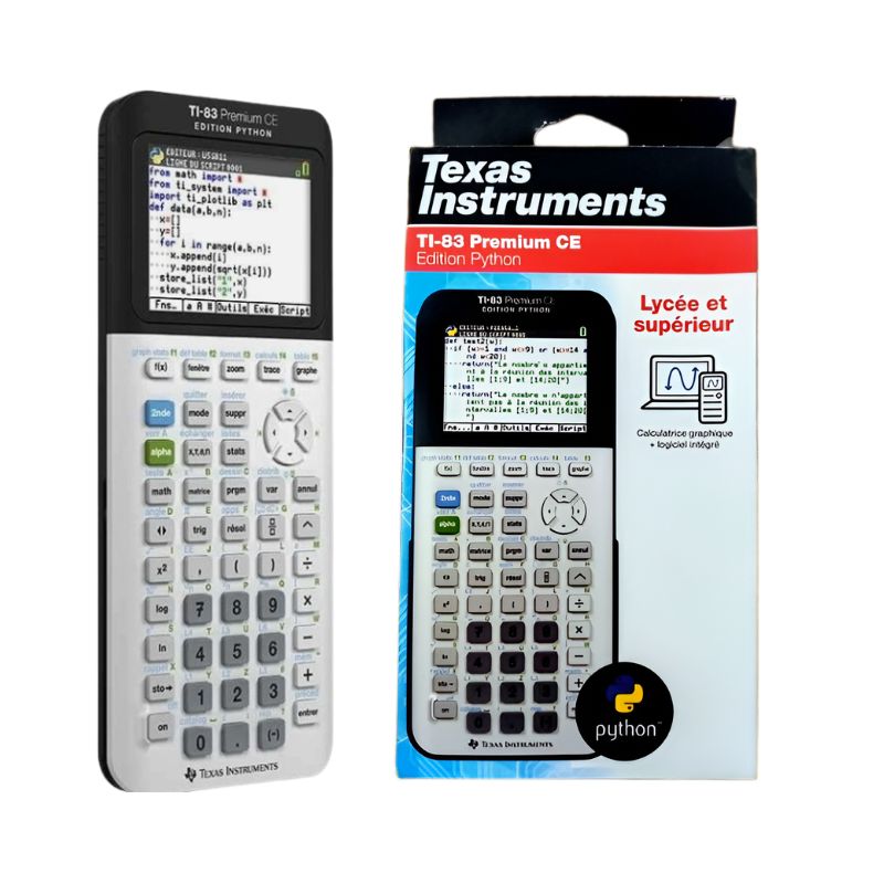 exas Instruments TI-83 Premium CE Edition Python Graphing Calculator