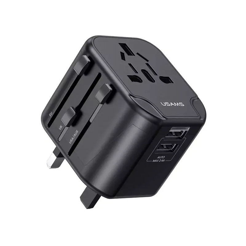 USAMS 12W DUAL USB UNIVERSEL TRAVEL ADAPTER