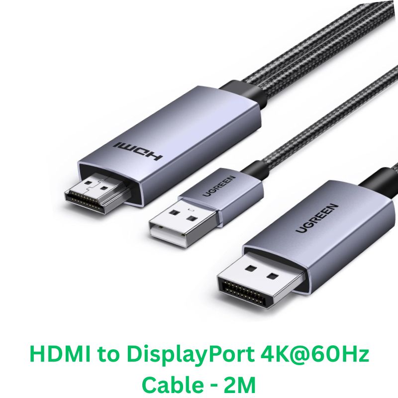UGREEN (55329) HDMI to DisplayPort 4K@60Hz Cable HD169 - 2M