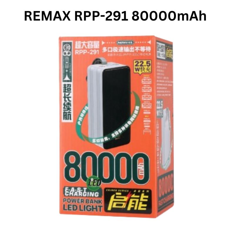 REMAX RPP-291 80,000mAh 22.5W fast charging Power Bank