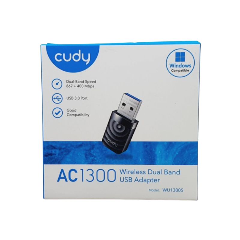 Cudy WU1300S Dual Band USB3.0 1300 Mbps Wireless Wi-Fi Adapter
