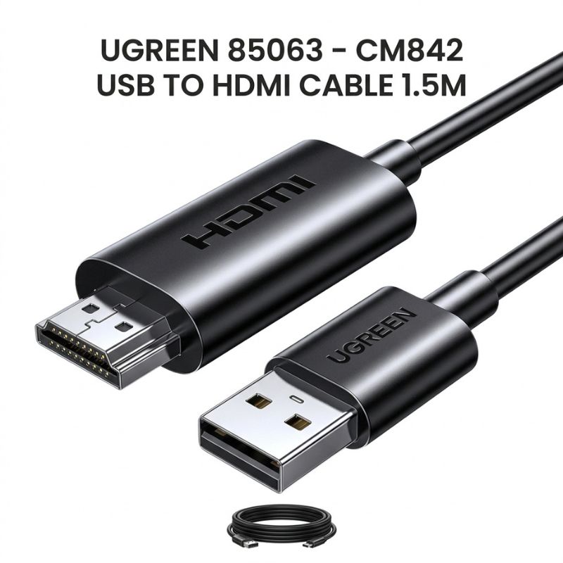 UGREEN 85063 - CM842 USB TO HDMI CABLE 1.5M