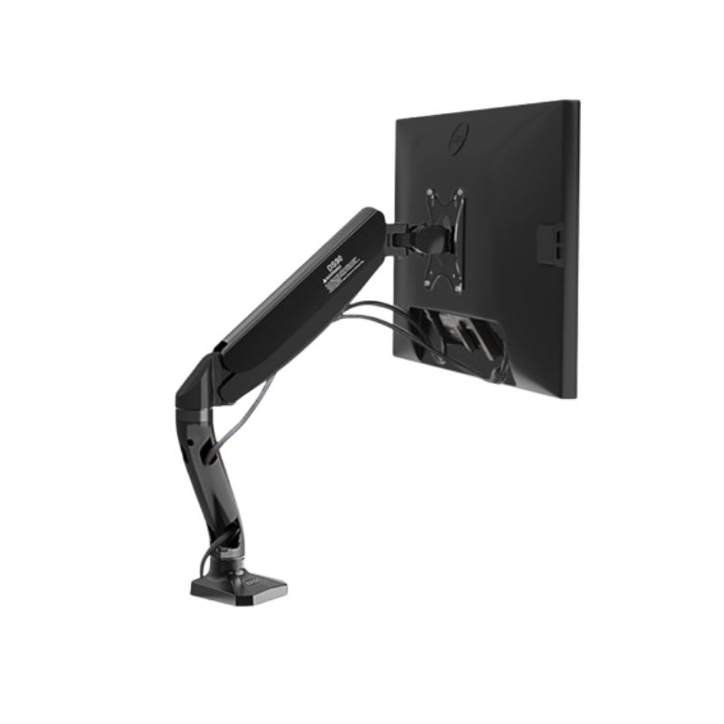 Kaloc DS90 Single Monitor Arm Gas Strut Desktop Mount Size 17 to 32