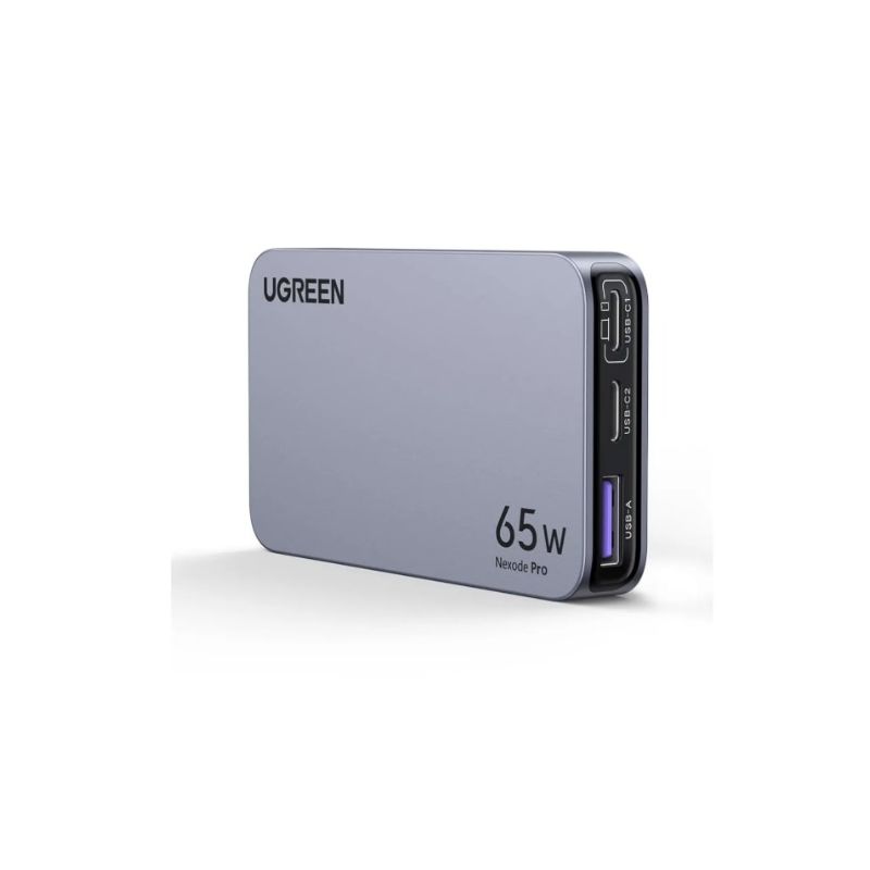 Ugreen (15817)-(15816) Nexode Pro 65W 3-Port GaN Ultra-Slim Fast Charger #X753