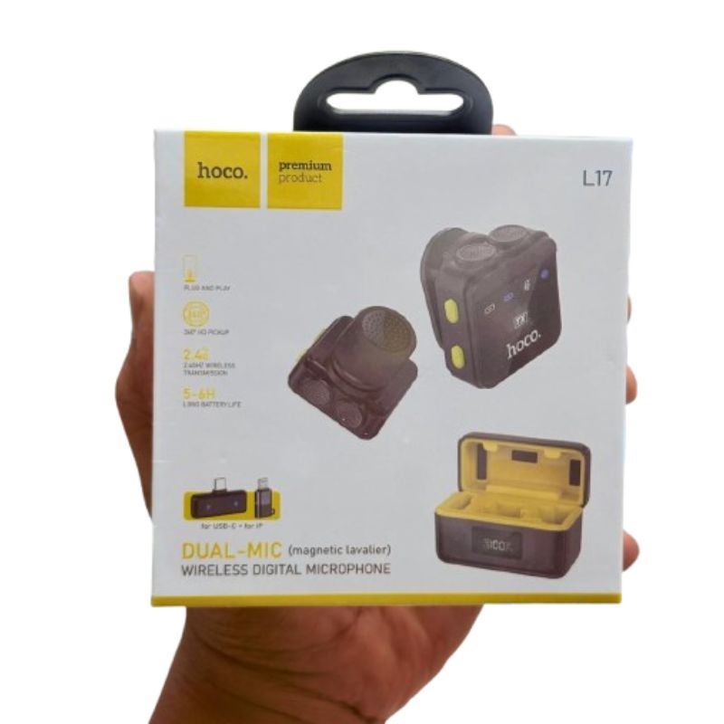 Hoco L17 Wireless Lavalier Microphone