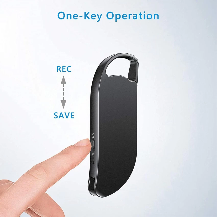 Spy Key Chain Voice Recorder with 32GB In-built Memory