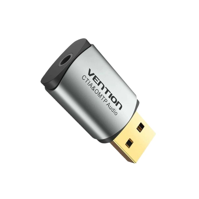 VENTION (CDNH0-DE) Single Port USB External Sound Card