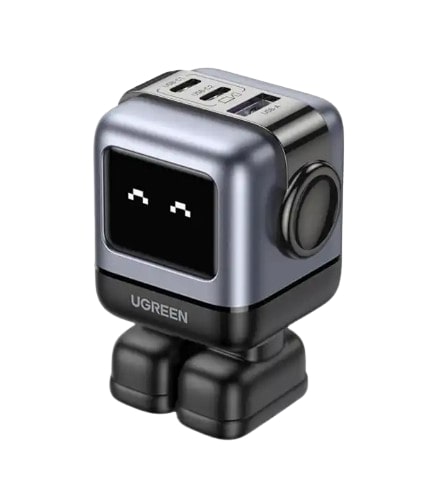 Ugreen (25685B) Robot RG 3-Port 65W GaN Fast Charger #CD361