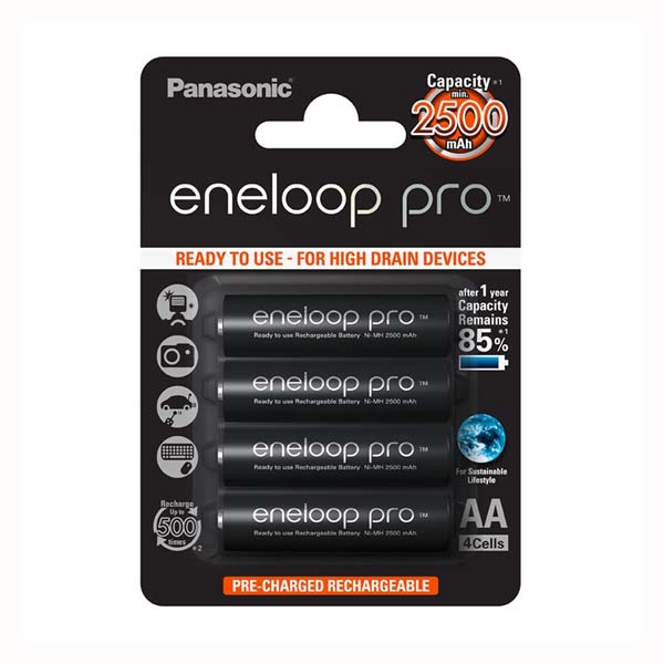 Panasonic Eneloop pro AA Rechargeable Battery
