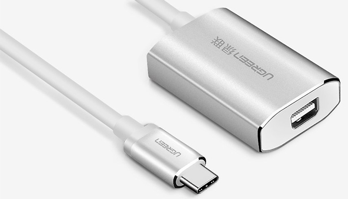 Ugreen Type C Male to Mini DisplayPort Female Silver Converter