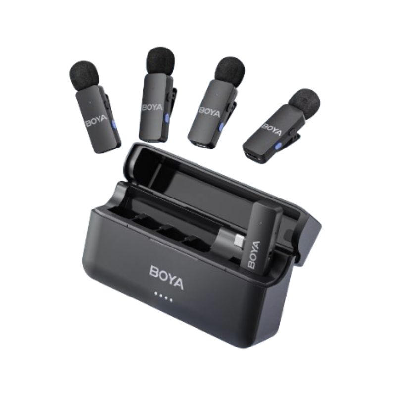 BOYA BY-V4U Wireless Lavalier Four-channel Microphone for Type C