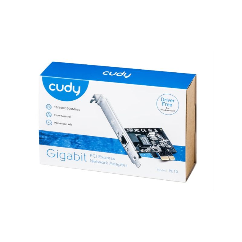 CUDY PE10 Single Port Gigabit PCI Express Network Adapter