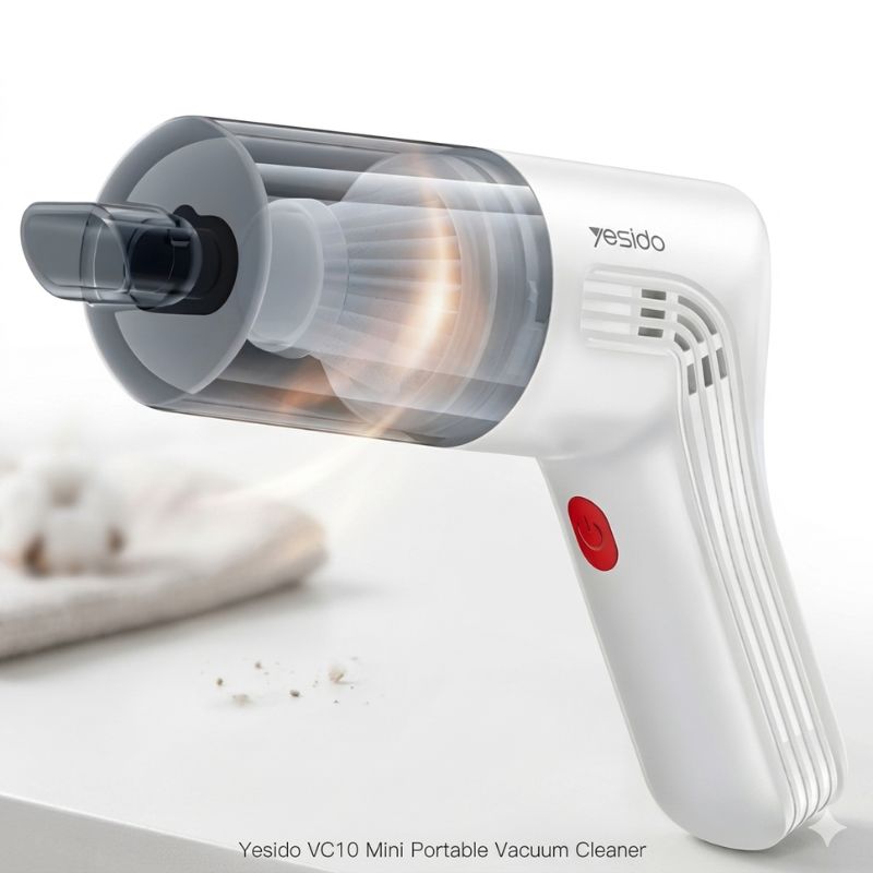 Yesido VC10 Mini Portable Vacuum Cleaner (5000Pa, 4000mAh)