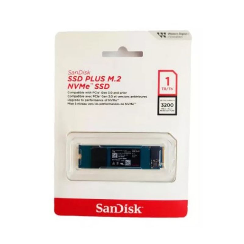 SanDisk SSD Plus M.2 NVMe 1TB