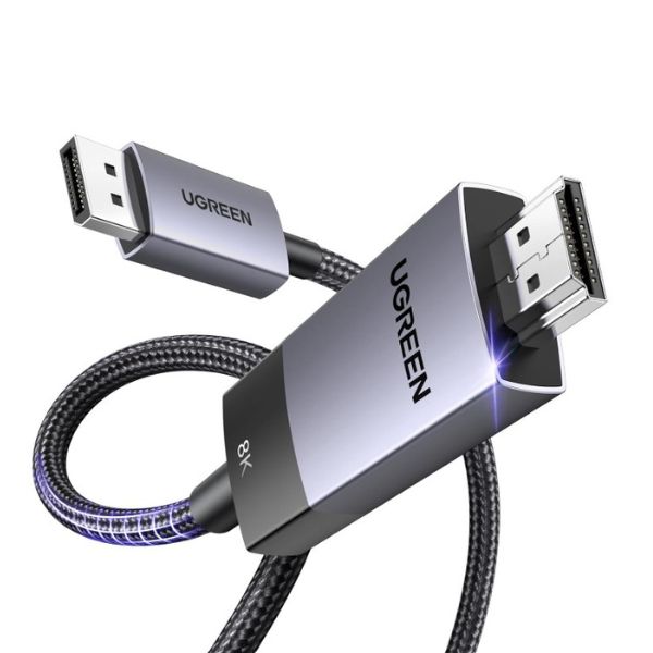 UGREEN (80395) 8K@60Hz DP to HDMI Cable  DP115 - 1M