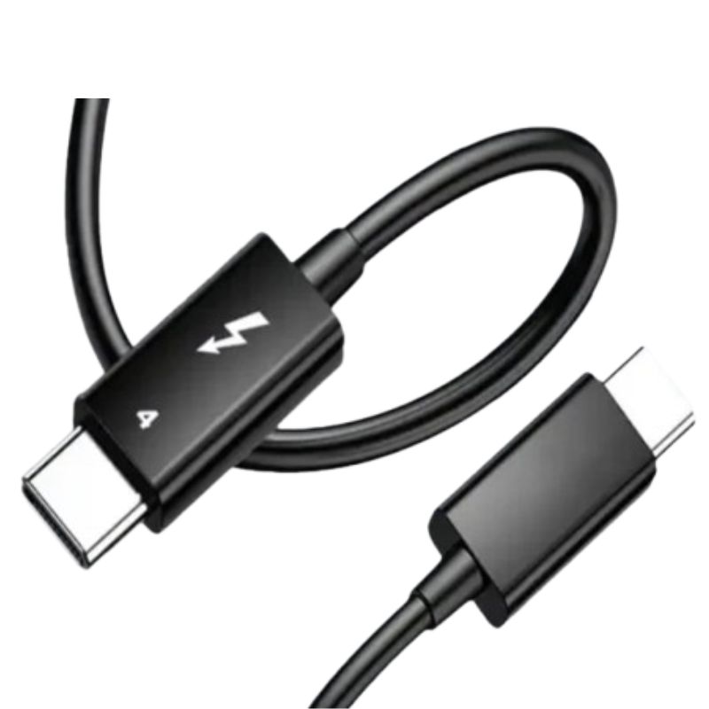Qgeem Thunderbolt 4 Cable USB C to USB C 8K Cable 0.7m
