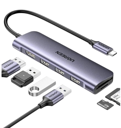 UGREEN #CM511 6-in-1 4K HDMI USB C Hub (20956)