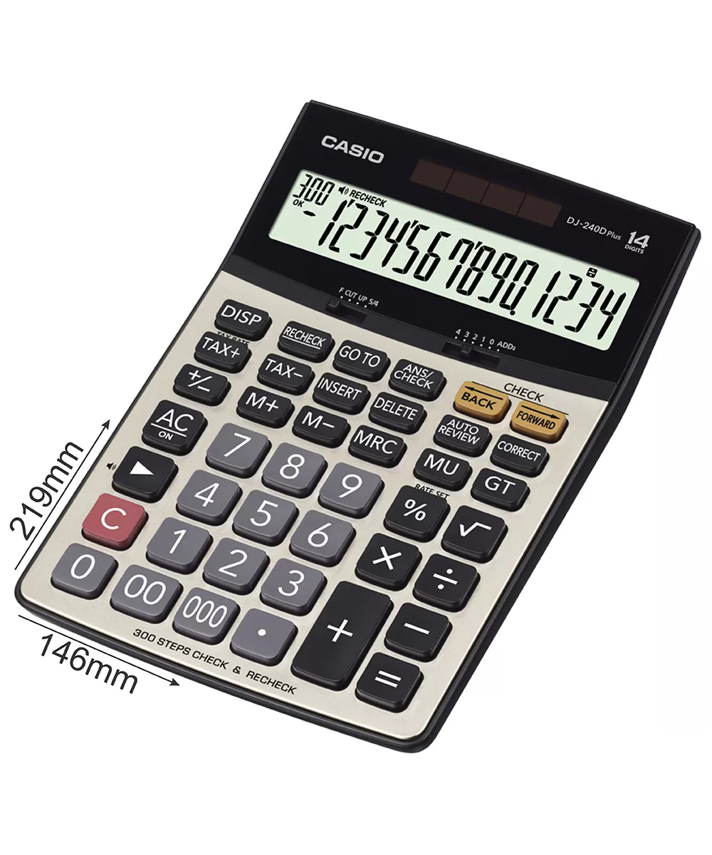 Casio DJ-240D Plus Desk Check & Recheck Calculator