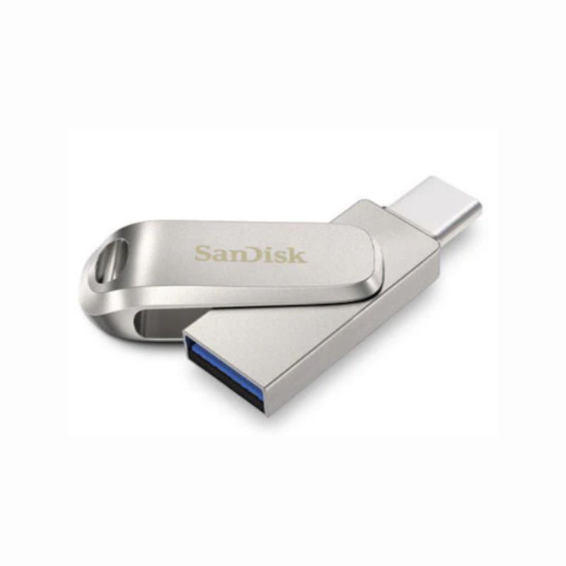 SanDisk 256 GB Ultra Dual Drive Luxe USB Type-C Flash Drive