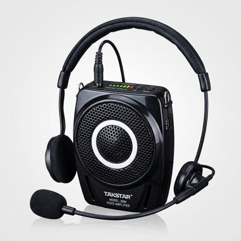 Takstar E8M Portable Pocket Mini Voice Amplifier With Headset Microphone