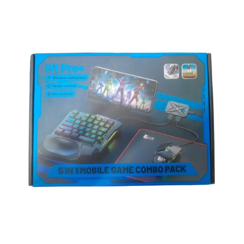 M1 PRO+ 5 in 1 Mobile Game Combo Pack