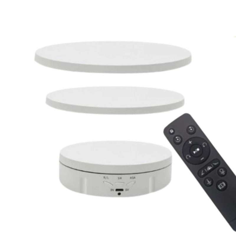 Product photography 360° Rotatable Electric Turntable Stand With Remote