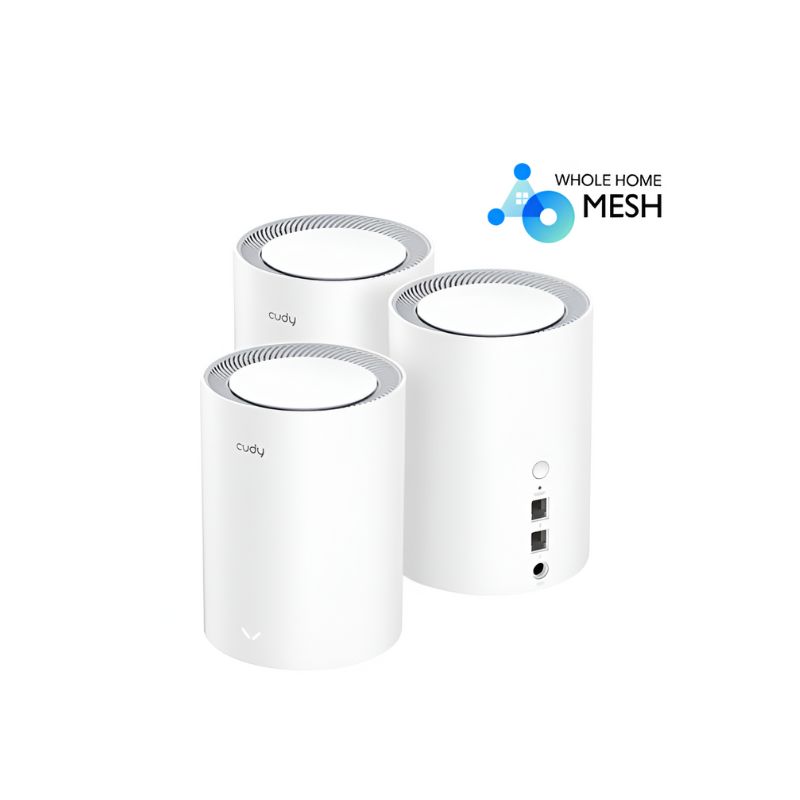 CUDY M1800 (3-Pack) AX1800 Gigabit Whole Home Mesh Wi-Fi6 System