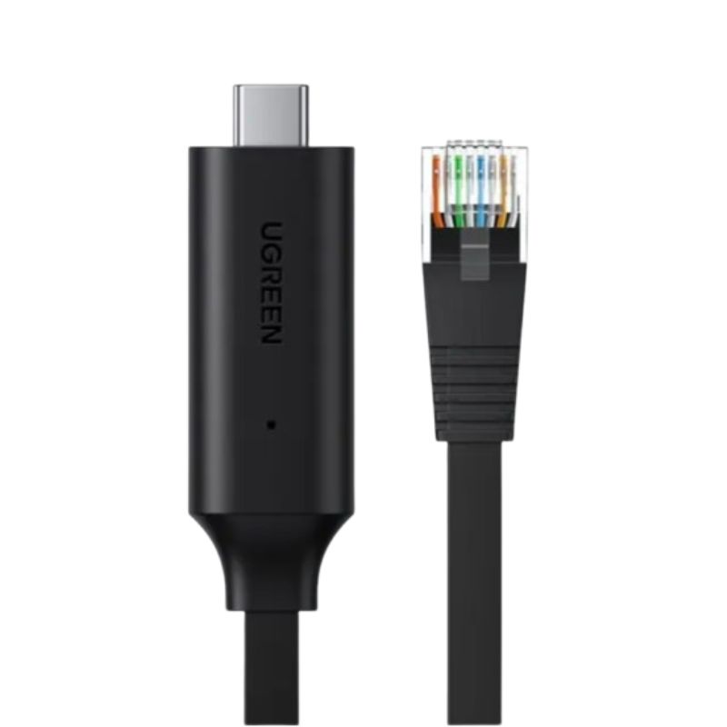 UGREEN (80186) USB C TO RJ45 CONSOLE FLAT CABLE #CM204