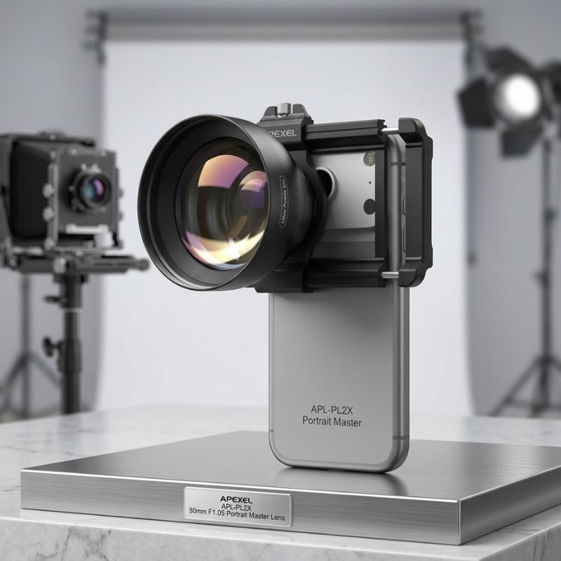 Apexel F1.05 50mm Portrait Master Lens APL- PL2X