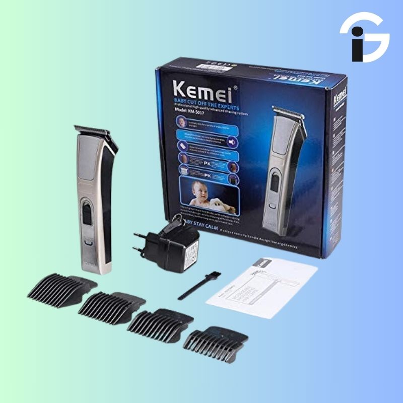 Kemei KM-5017 Rechargeable Electric Trimmer