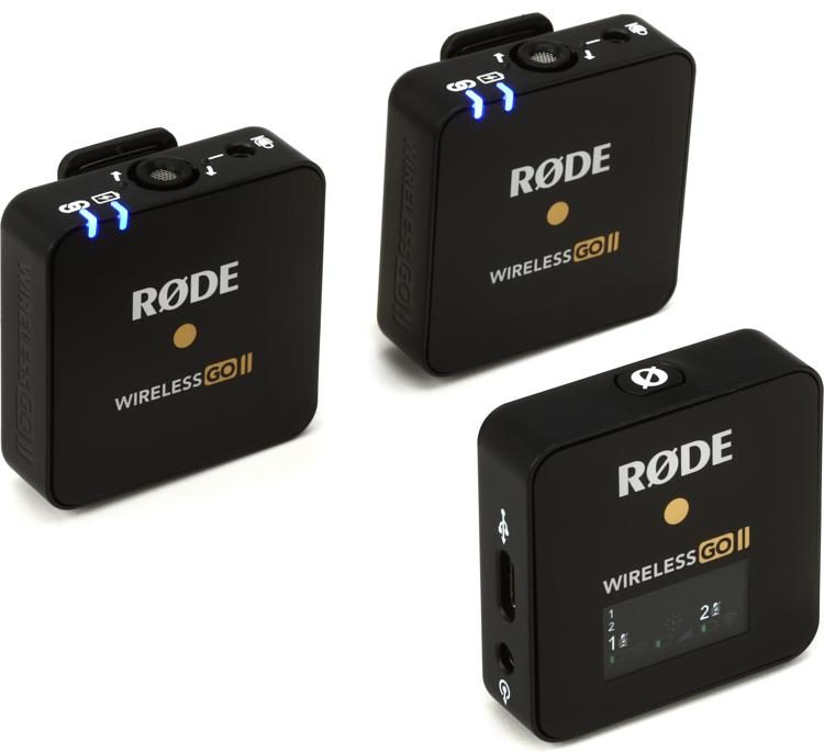 RODE WIRELESS GO II. 2 Transmitter 1 Receiver Wireless Mic