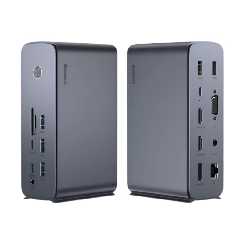 Baseus UnionJoy Pro 17-Port Four-Screen Multifunctional HUB Docking Station