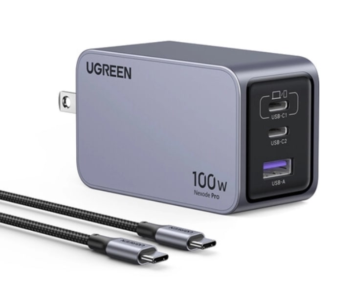Ugreen (X757) Nexode Pro 100W 3-Port GaN Compact Fast PPS Wall Charger