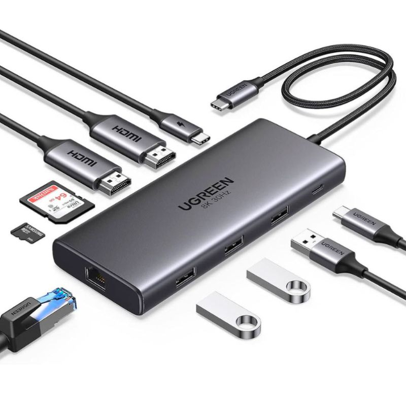 UGREEN 11-in-1 4K@60Hz USB-C Hub 45520 #CM639