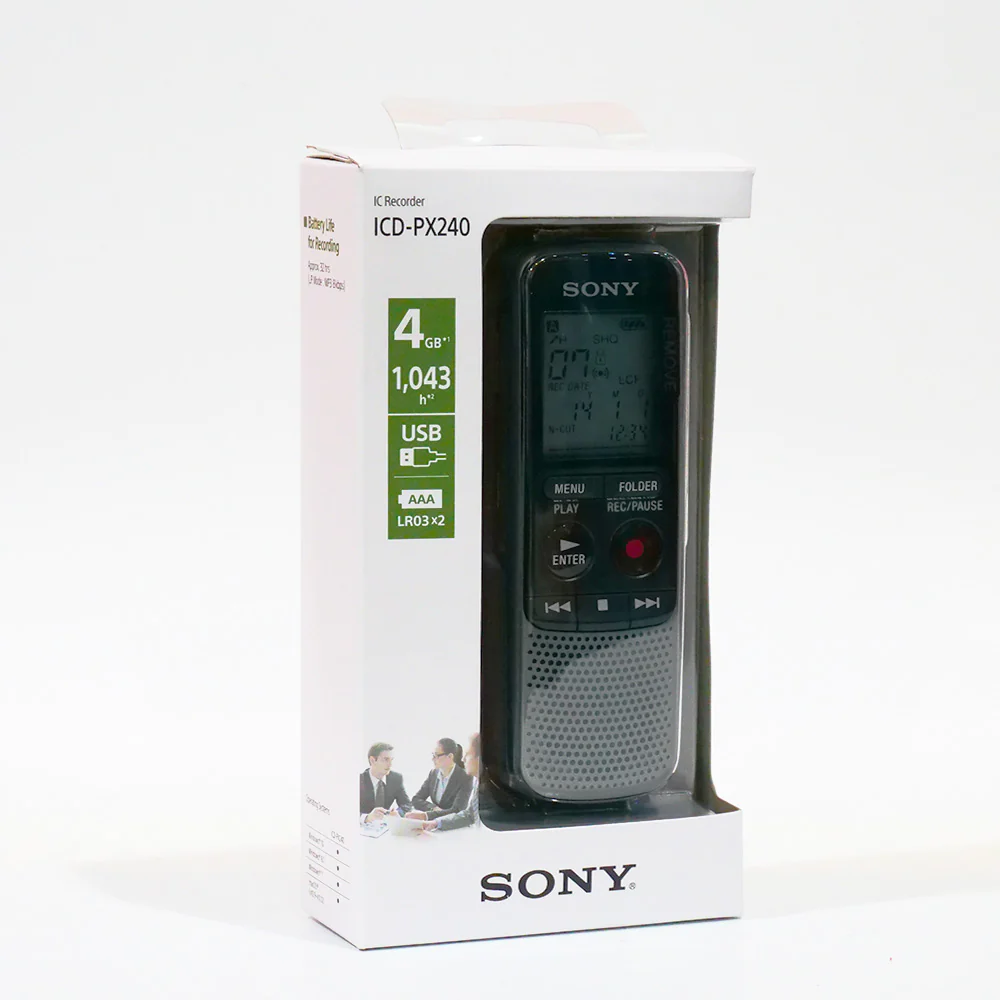 Sony ICD-PX240 4GB Digital Voice Recorder