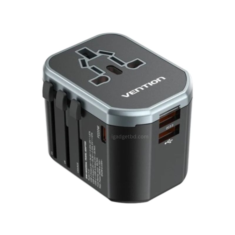 Vention FJCBO 20W Universal Travel Adapter