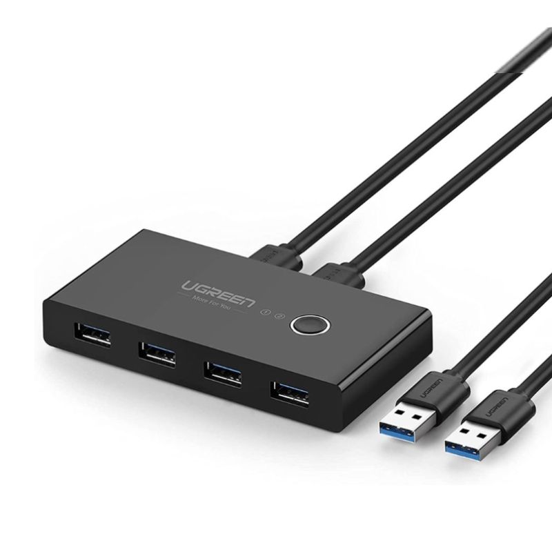 UGREEN 30768 2 In 4 Out USB 3.0 Sharing Switch Box (#US216)