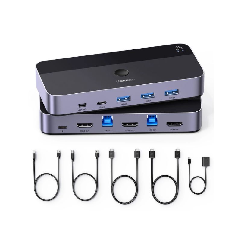 UGREEN 15707 HDMI KVM Switch 2-in-1 (CM664)